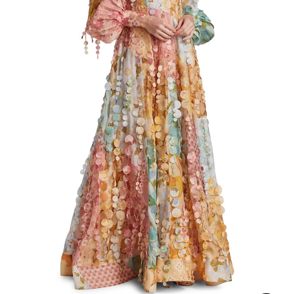 NWT Zimmerman Tempo Patch Gown